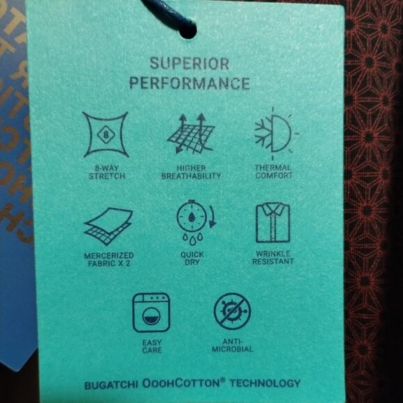 Bugatchi Shirt - Plum Size: S - Picture 6 of 10